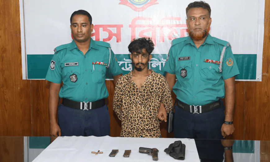 Notorious Criminal Nabbed with Firearm in Chattogram