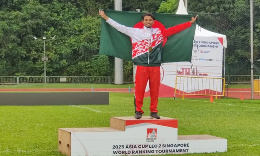 Bangladesh’s Alif Clinches Gold in Asia Cup Archery Singles