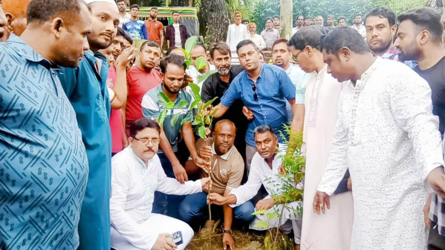 Krishak Dal begins tree planting in Sreepur