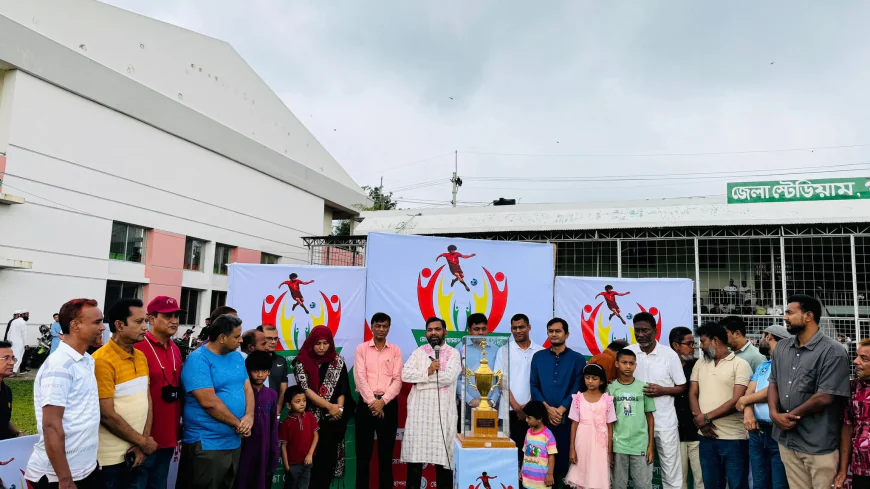 DC Gold Cup Football Tournament 2025 Kicks Off in Gaibandha