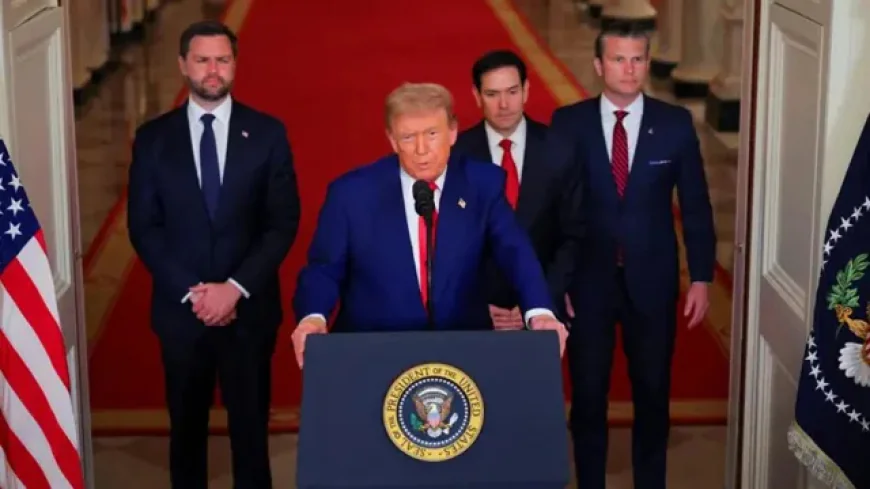 Trump States U.S. Targeted Iran’s Nuclear Facilities Alongside Israeli Forces