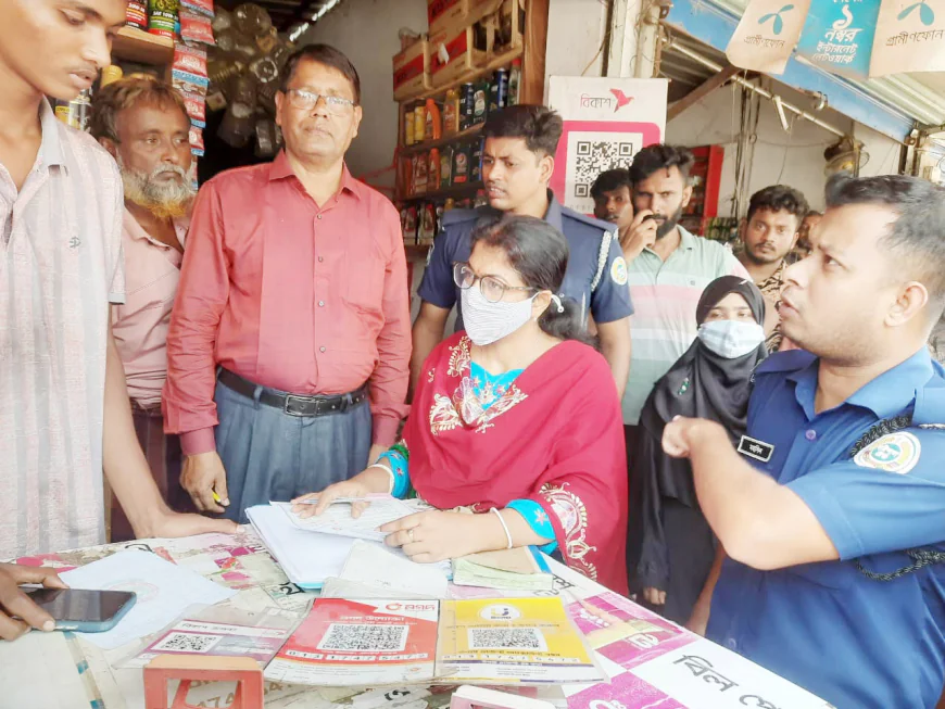 3 businesses fined Tk 18,000 in Agailjhara