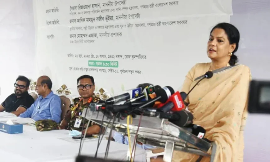 ‘Zero Soil’ Initiative Launched to Tackle Dhaka’s Air Pollution: Rizwana