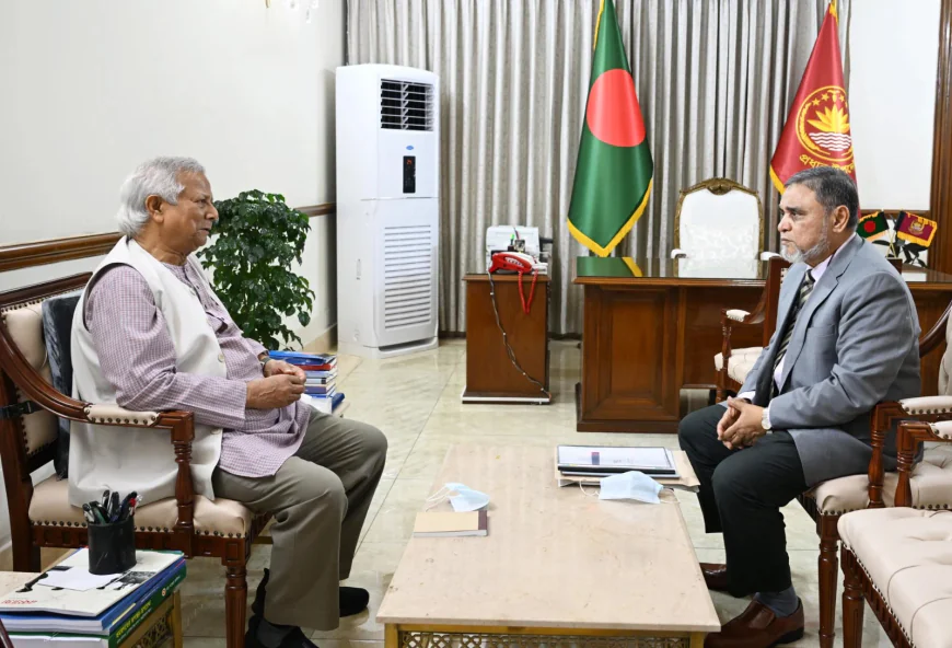 CEC Nasir Uddin calls on Chief Adviser Yunus