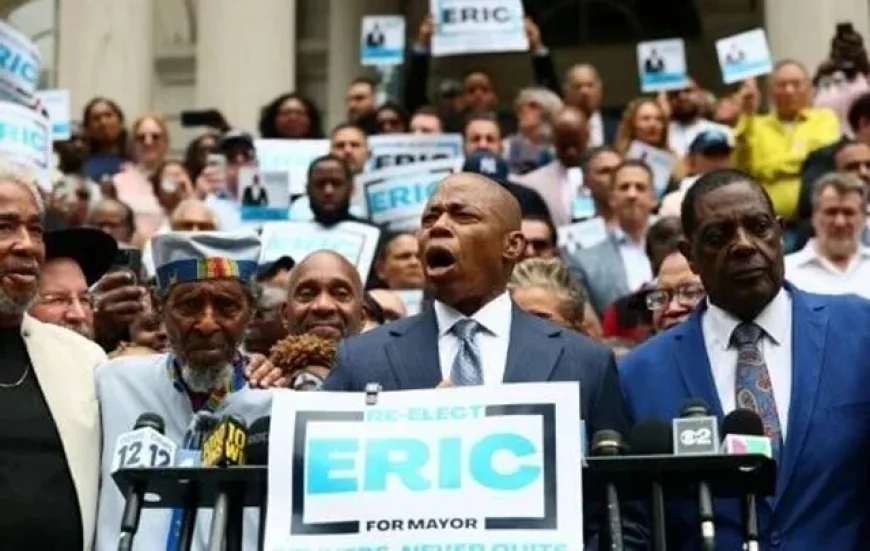 NYC mayor launches re-election bid, slams Democrat Mamdani