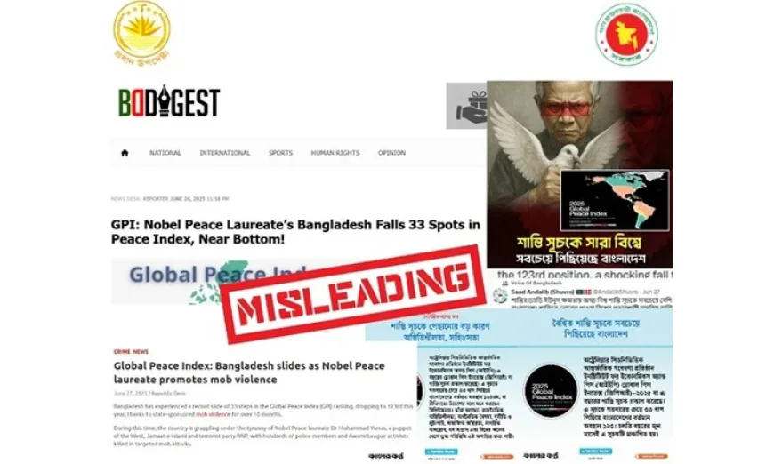 Press wing terms GPI decline claim under current government misleading