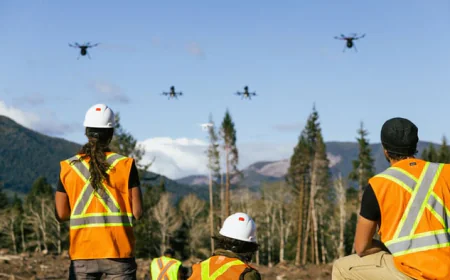 Canada Deploys Drones to Reforest Burnt Wildfire Zones