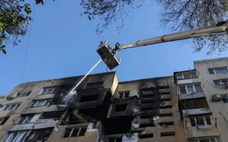 “Russian Missile Strike Kills Two in Odesa, Ukraine”