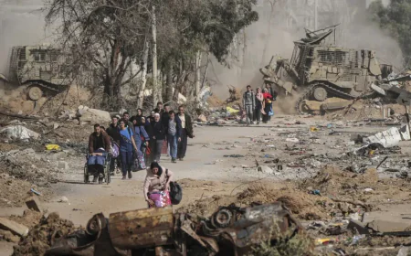 “Gaza Civil Defence Reports Israeli Strike on Displacement Shelter”