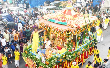 Ratha Yatra concludes with Ulto Ratha chariot pulling ritual