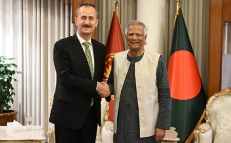 Turkey’s Defence Industry Agency Chief Meets Bangladesh’s Chief Adviser Yunus