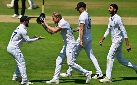 Stokes’s Run‑Out of Pant Helps England Slow India’s Charge