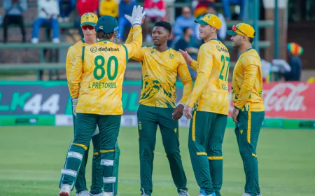 South Africa Defeat Zimbabwe by Five Wickets