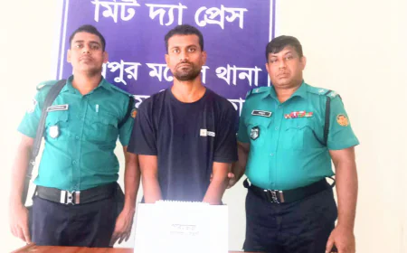 Top Terrorist and Extortionist Md. Parvez Arrested in Mirpur