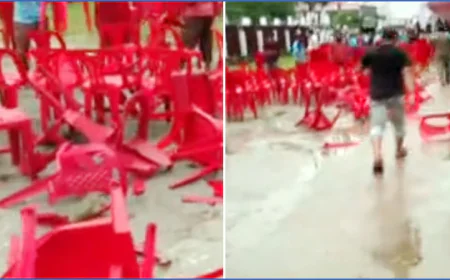 Banned Chhatra League Storms NCP Rally Stage in Gopalganj