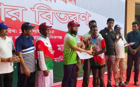 Mini Marathon Takes Place in Manikganj