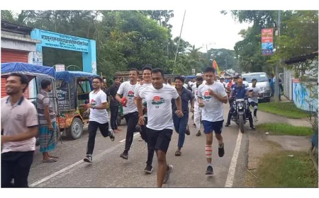 Symbolic Mini Marathon Organised in Bhola
