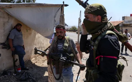 Tribal Forces Clash with Druze Fighters Near Sweida, Syria: Monitor