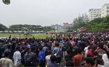 Training Jet Crashes into Uttara School Campus, Killing One and Injuring Dozens