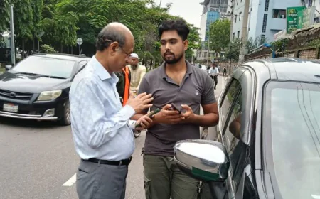 RAJUK Chairman Visits Hatirjheel: Strict Directives to Ease Traffic Congestion