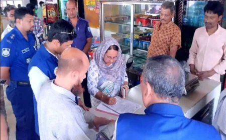 Four businesses fined Tk 50,000 in Rangpur