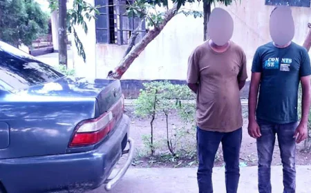 Two Arrested, Stolen Car Recovered in Dinajpur