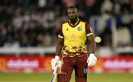 Australia Deny Russell a Winning Farewell with Dominant T20 Victory