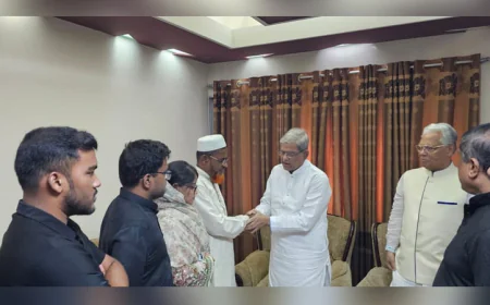 BNP Delegation Conveys Khaleda, Tarique’s Sympathy to Flt Lt Towkir’s Family