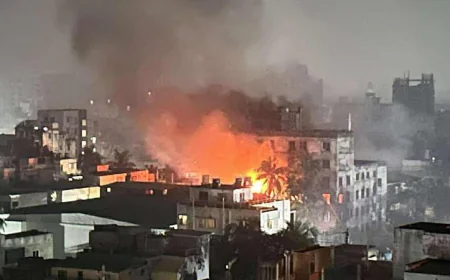 Blaze Guts Umbrella Factory in Khulna