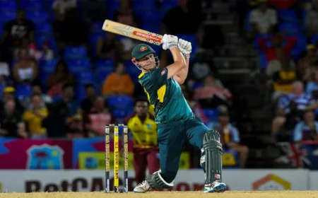 Australia Defeat West Indies by Three Wickets in Fourth T20I