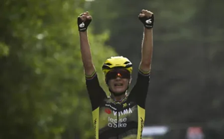 Dutch Veteran Marianne Vos Wins Opening Stage of Women’s Tour de France