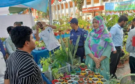 Week-Long Tree Plantation Campaign and Fair Kicks Off in Meherpur