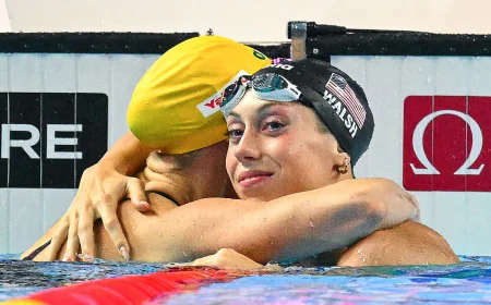 Gretchen Walsh Wins 100m Butterfly World Title for USA