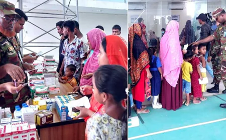 Army Offers Free Medical Treatment to 1,000 Patients in Rangpur