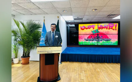 Touhid Tells UN: Youth Are Our Present Strength, Not Just the Future