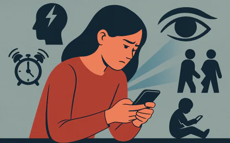 Excessive Smartphone Use Linked to Anxiety, Sleep Loss, and Social Isolation