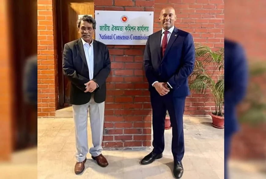 Canadian Envoy Holds Talks with Prof. Ali Riaz