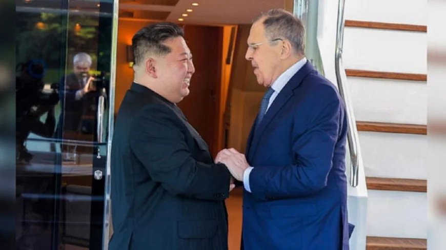 North Korea Vows Backing for Russia on Ukraine in Lavrov Meeting: KCNA Reports
