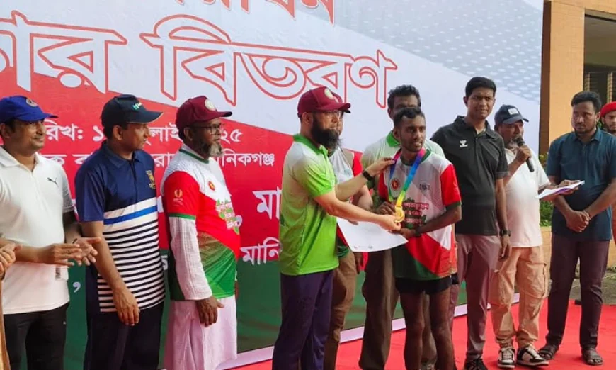 Mini Marathon Takes Place in Manikganj