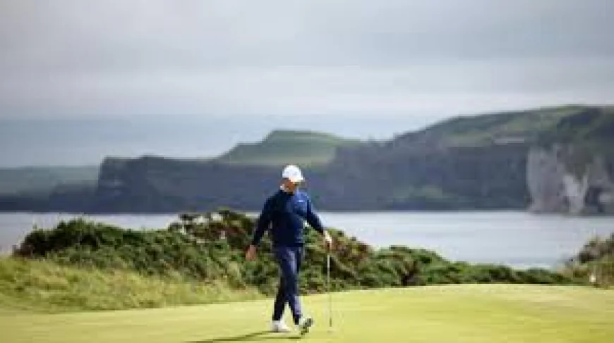 Harman Leads British Open, McIlroy Five Shots Back