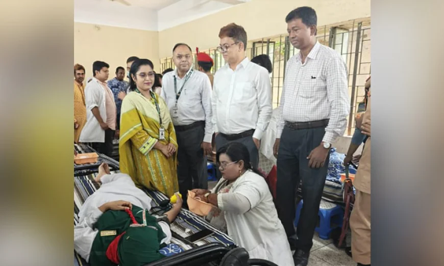 Nearly 100 Donate Blood in Narsingdi to Honour July Martyrs
