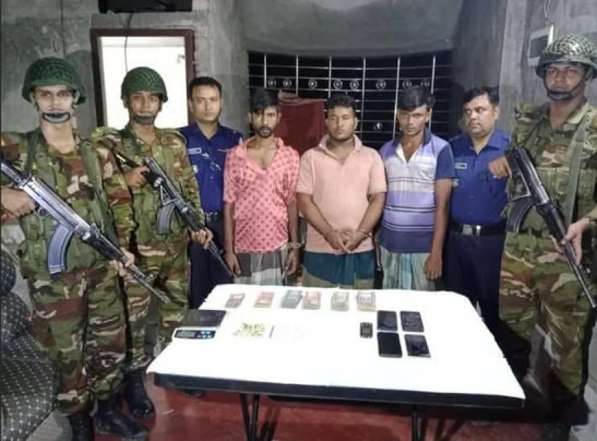 3 Drug Peddlers Held with 22g Heroin in Rampal