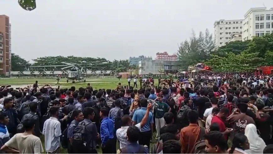 Aircraft Crash in Uttara Kills 19, Injures 60