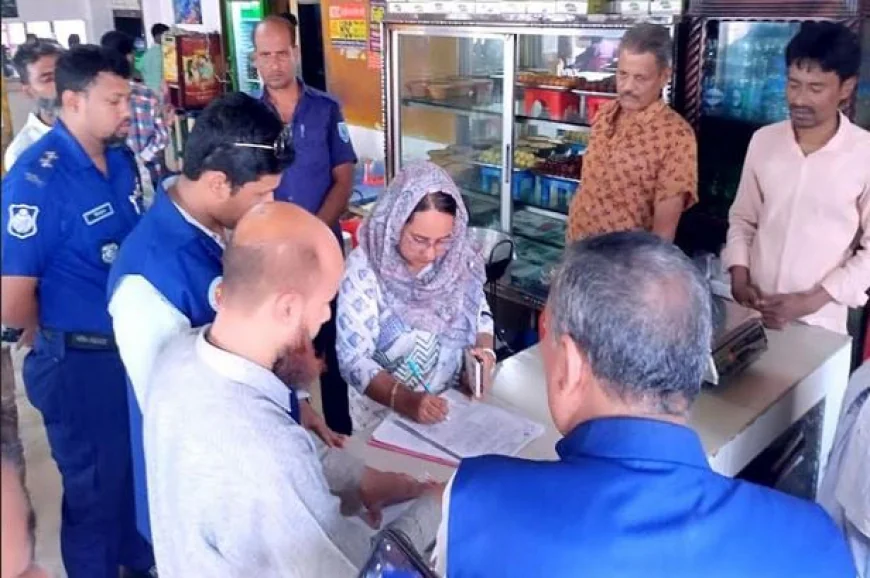 Four businesses fined Tk 50,000 in Rangpur