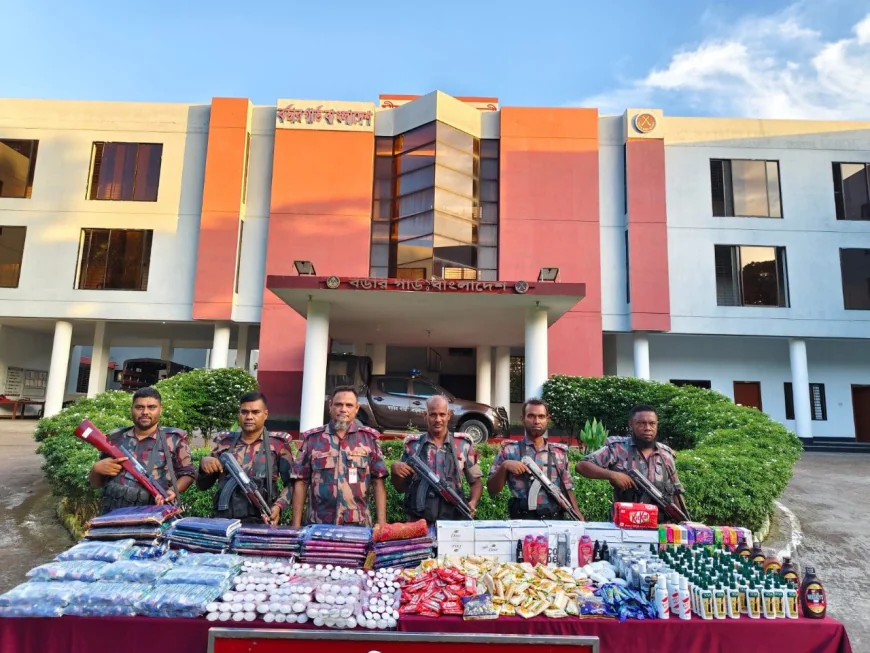 BGB seizes Tk 43.68 crore smuggled goods on Jashore border in 7 months