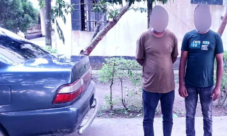 Two Arrested, Stolen Car Recovered in Dinajpur