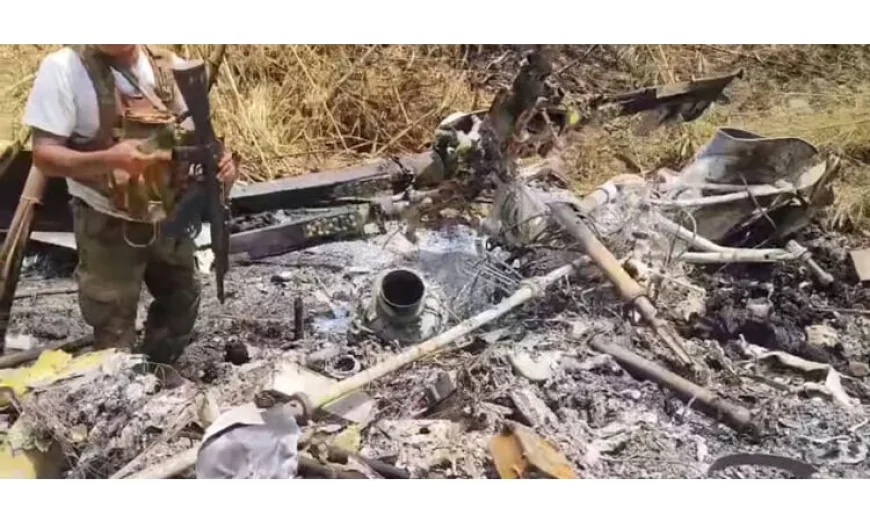 Myanmar Military Drone Crashes Across Thai Border