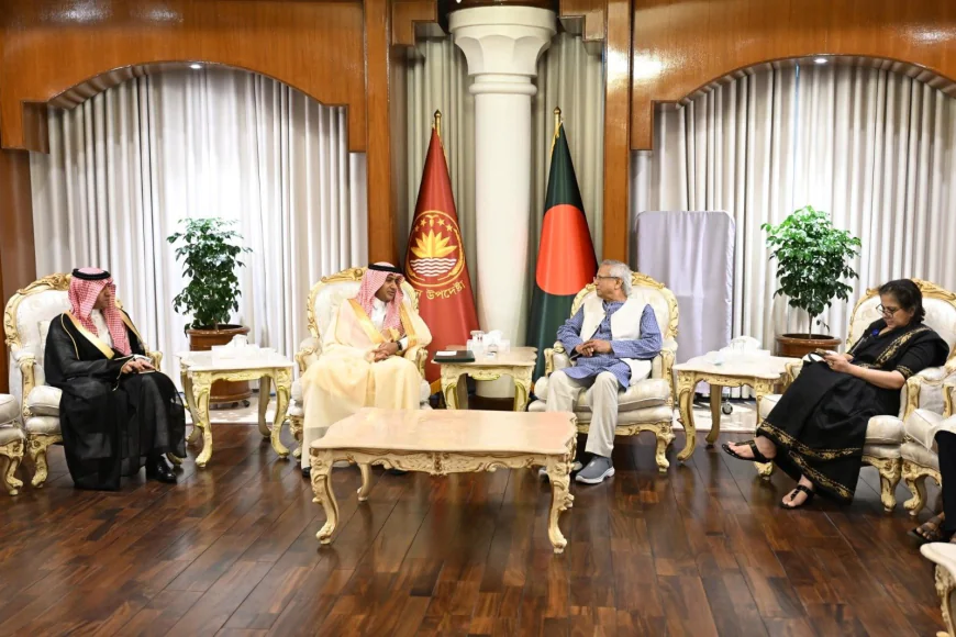 New Saudi Ambassador Pays Courtesy Call on Chief Adviser