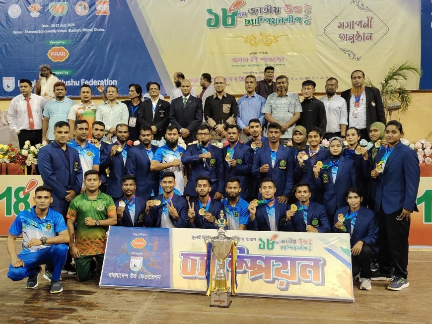 Army Crowned Champions at National Wushu Competition