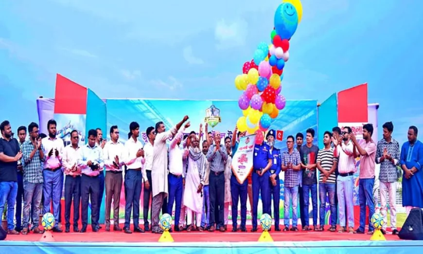 36th July Gold Cup Football Tournament Kicks Off in Rangpur